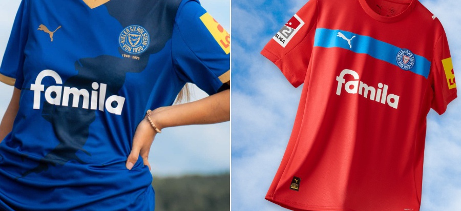 Holstein Kiel Kits Revealed 25 26 Home Away Uniform &