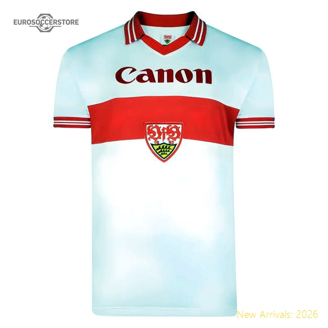 Score Draw Vfb Stuttgart 1980 Retro Football Shirt-ly44