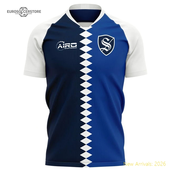 2025-2026 Strasbourg Home Concept Football Shirt - Womens-ly44