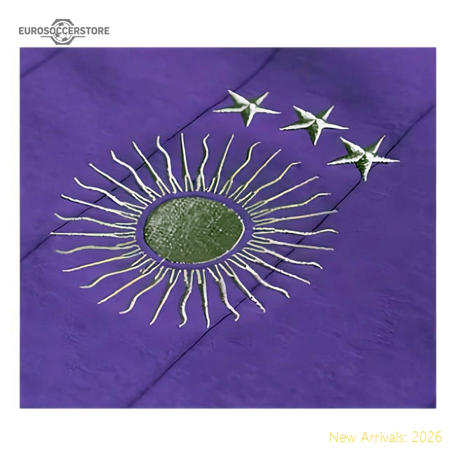 Argentina Messi El Sol GOAT Purple Retro Shirt-BuySoccerJersey Hub