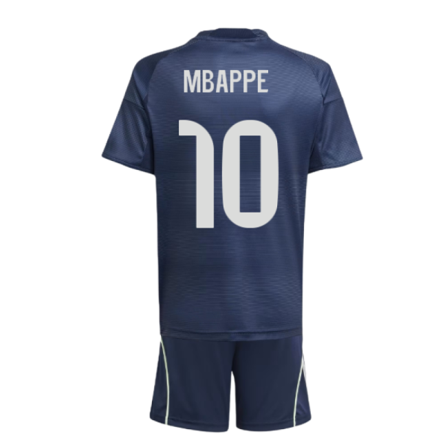 2025-2026 Real Madrid Away Youth Kit (Mbappe 10)-BuySoccerJersey Hub