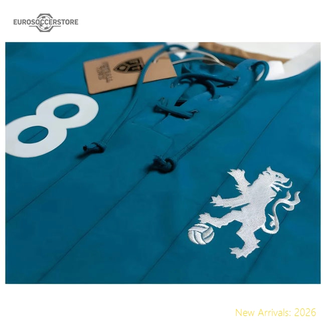 Chelsea Lampard Retro Shirt with Laces The Lionheart-Football Jersey Hub