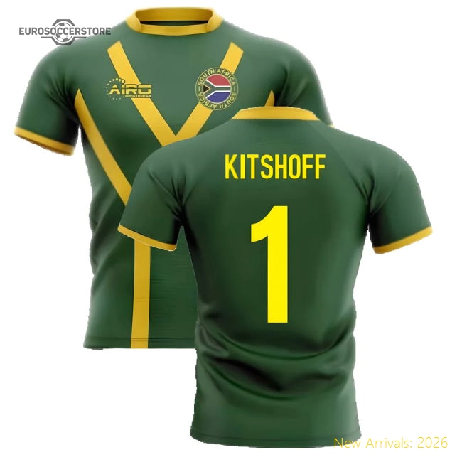 2025-2026 South Africa Springboks Flag Concept Rugby Shirt (Kitshoff 1)-ly44