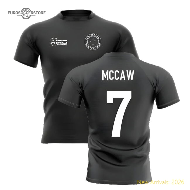 2025-2026 New Zealand Home Concept Rugby Shirt (McCaw 7)-ly44