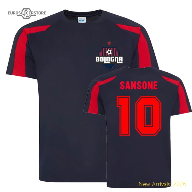 Nicola Sansone Bologna Sports Training Jersey (Navy)-ly44