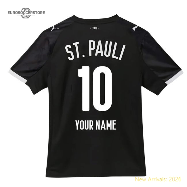 2025-2026 St Pauli Third Shirt (Your Name)-ly44