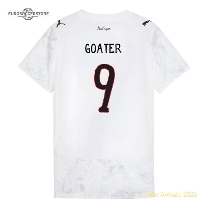2025-2026 KIDSUPER x Manchester City CWC Shirt (White) - Womens (Goater 9)-Football Jersey Hub