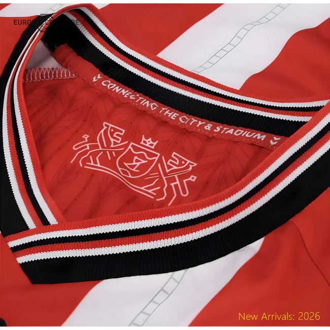 2025-2026 Sunderland Home Shirt (Womens)-Football Jersey Hub