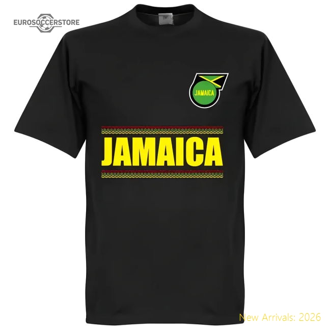 Jamaica Team T-Shirt - Black-ly44