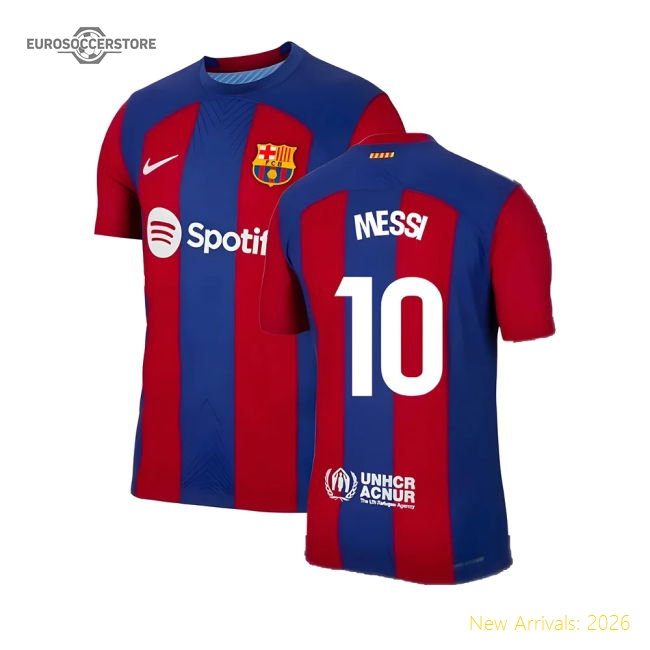 2023-2024 Barcelona Authentic Home Shirt (Messi 10)-BuySoccerJersey Hub