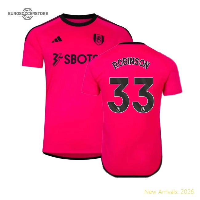 2023-2024 Fulham Away Shirt (Robinson 33)-Football Jersey Hub