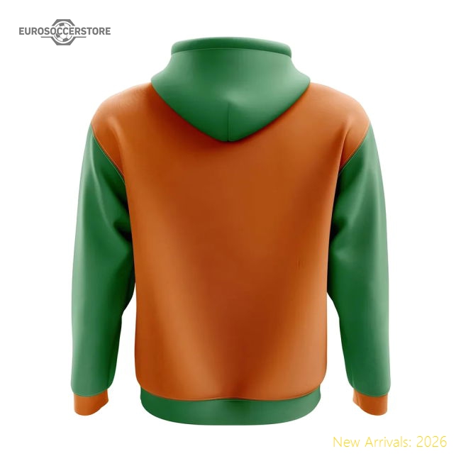 Cote D'Ivore Concept Country Football Hoody (Orange)-Football Jersey Hub