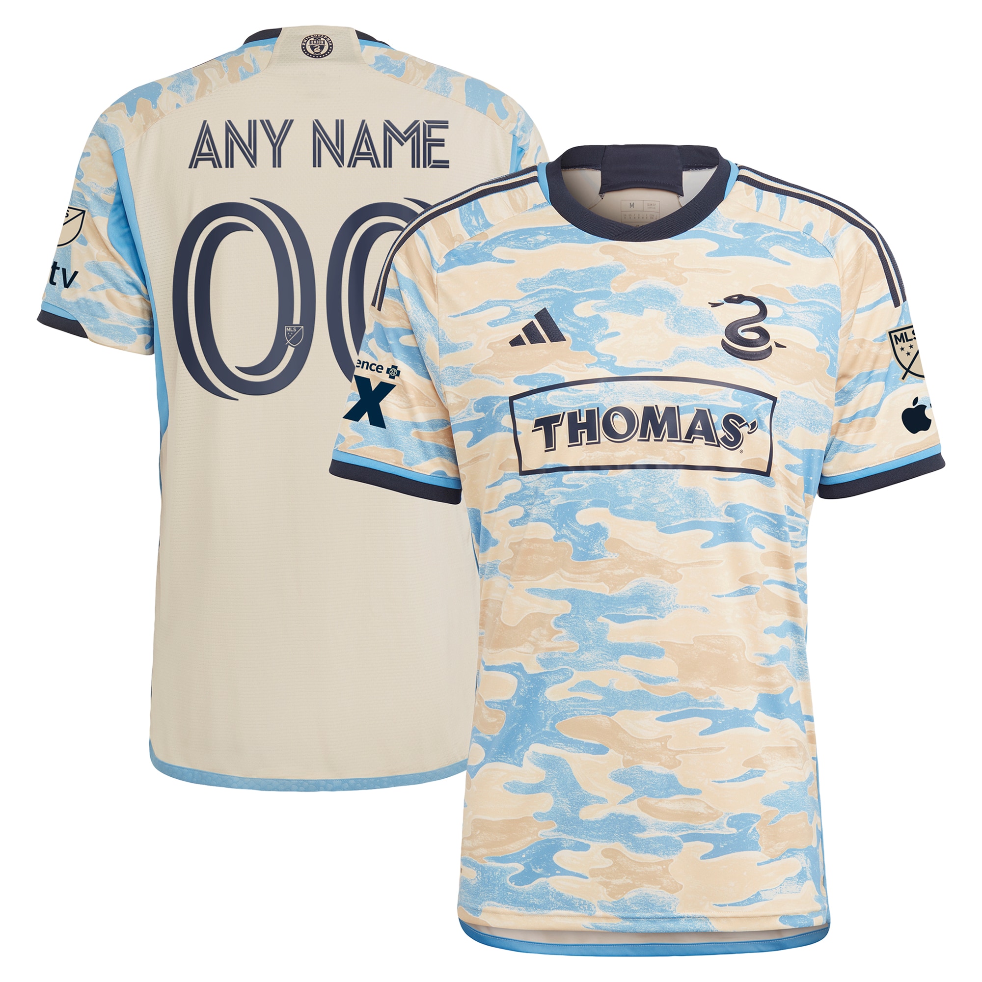 Youth Philadelphia Union 2024 Authentic Secondary Custom Jersey - Tan | BuySoccerJersey Hub