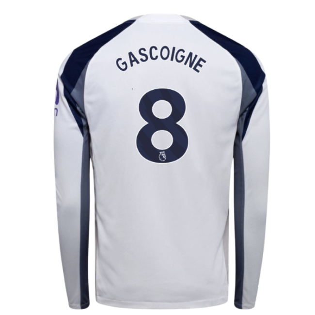 2025-2026 Tottenham Long Sleeve Home Shirt (Gascoigne 8)-ly44