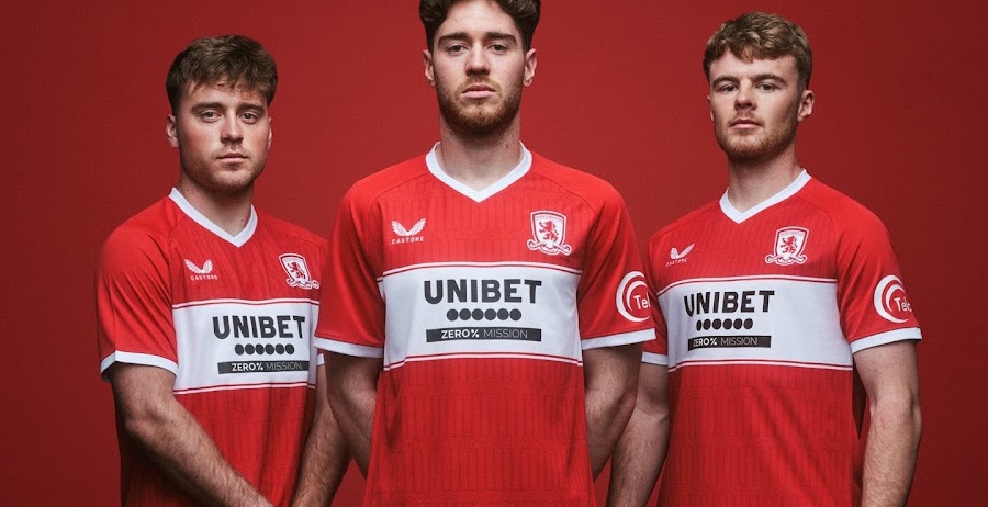 Castore Middlesbrough Kits Released No More Erreà 25 26 Home Away Kit &