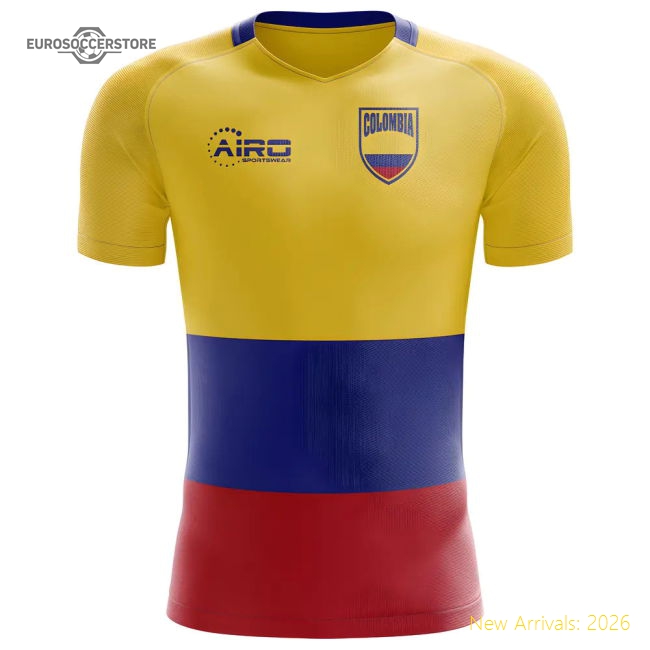 2025-2026 Colombia Flag Concept Football Shirt - Womens-ly44
