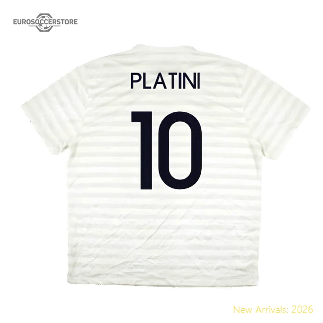 France 2014-15 Away Shirt ((Very Good) XXL) (Platini 10)-Football Jersey Hub