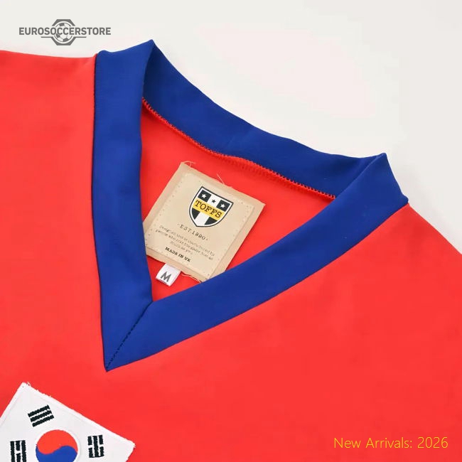 South Korea 1950s Retro Football Shirt-ly44