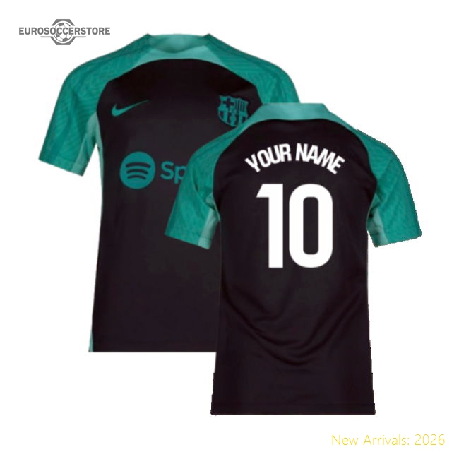 2023-2024 Barcelona Training Shirt (Thunder) - Kids (Your Name)-BuySoccerJersey Hub