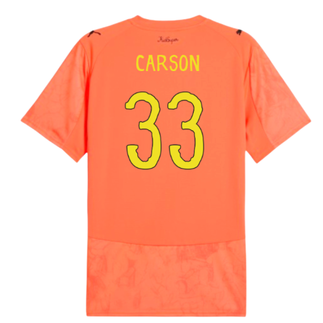 2025-2026 KIDSUPER x Manchester City CWC Shirt (Neon Sun) (Carson 33)-Football Jersey Hub
