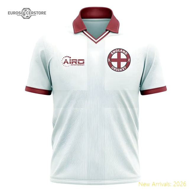 2025-2026 England Cricket Concept Shirt - Womens-ly44