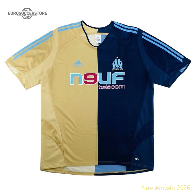 Marseille 2005-06 Third Shirt ((Excellent) L)-Football Jersey Hub