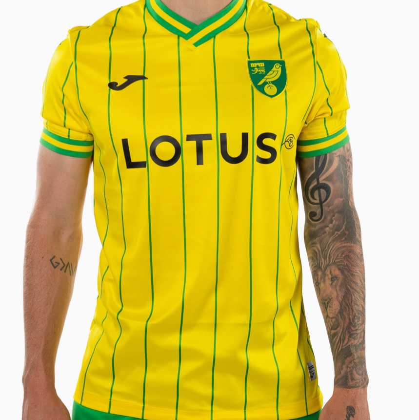Norwich City Kit Released 22 23 Home Jersey