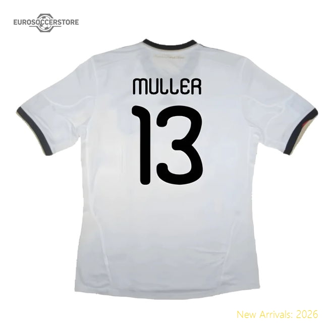 Germany 2010-11 Home Shirt ((Good) S) (MULLER 13)-ly44