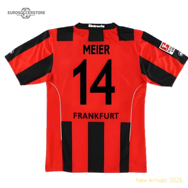 Eintracht Frankfurt 2010-12 Home Shirt ((Very Good) S) (Meier 14)-ly44