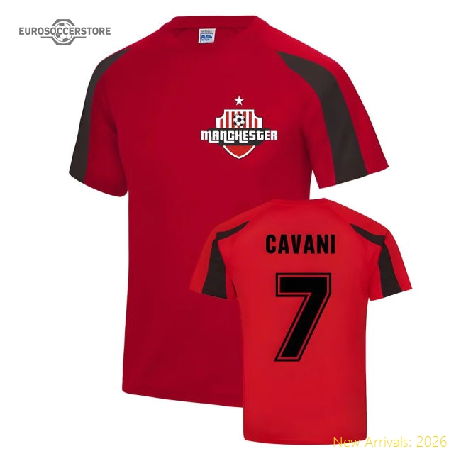 Edinson Cavani Manchester Sports Training Jersey (Red)-Football Jersey Hub