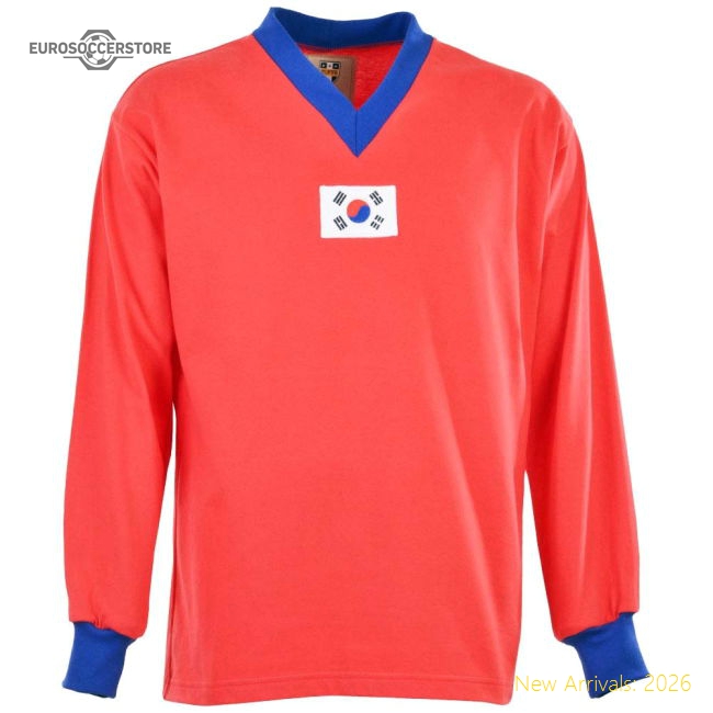 South Korea 1950s Retro Football Shirt-ly44