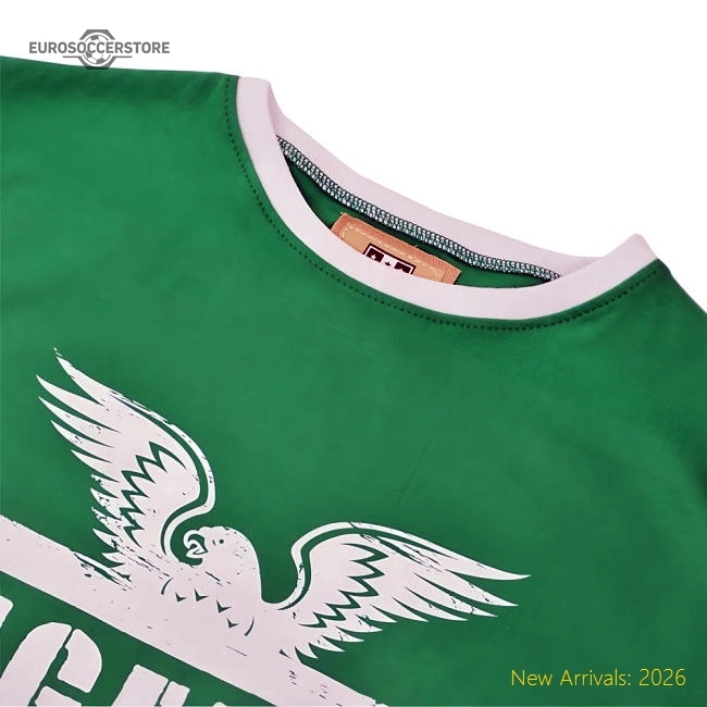 Nigeria T-Shirt - Green/White Ringer-ly44
