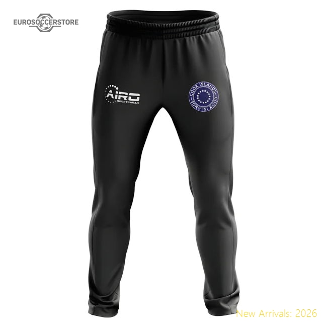 Cook Islands Concept Football Training Pants (Black)-Football Jersey Hub