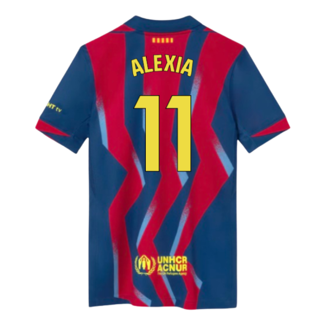 2025-2026 Barcelona Fourth Shirt (Kids) (Alexia 11)-BuySoccerJersey Hub