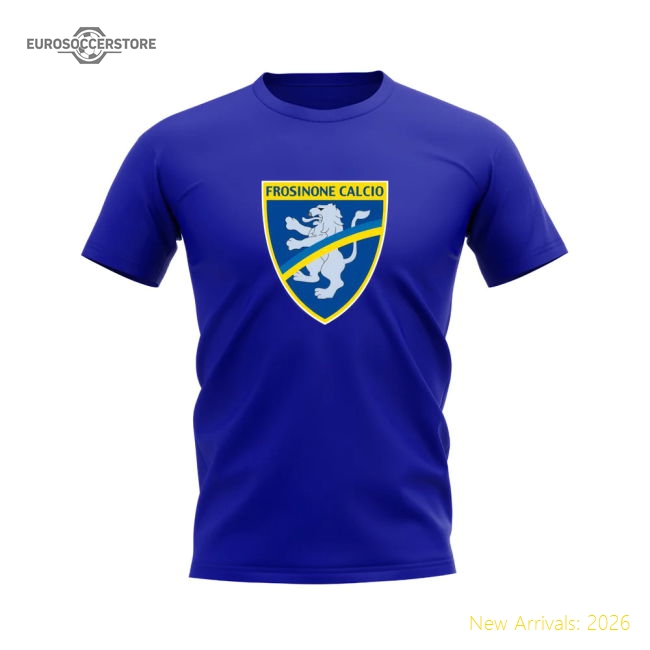 Frosinone Badge T-shirt (Royal Blue)-Football Jersey Hub