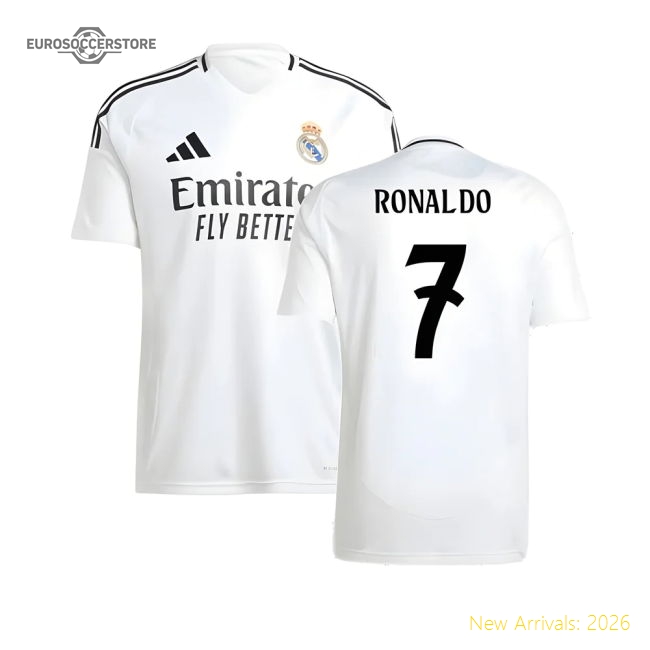 2024-2025 Real Madrid Home Shirt (Ronaldo 7)-BuySoccerJersey Hub