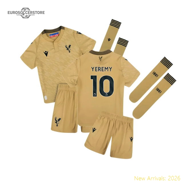 2025-2026 Crystal Palace Third Little Kids Infant Kit (Yeremy 10)-Football Jersey Hub