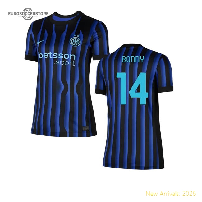 2025-2026 Inter Milan Home Shirt (Womens) (Bonny 14)-ly44