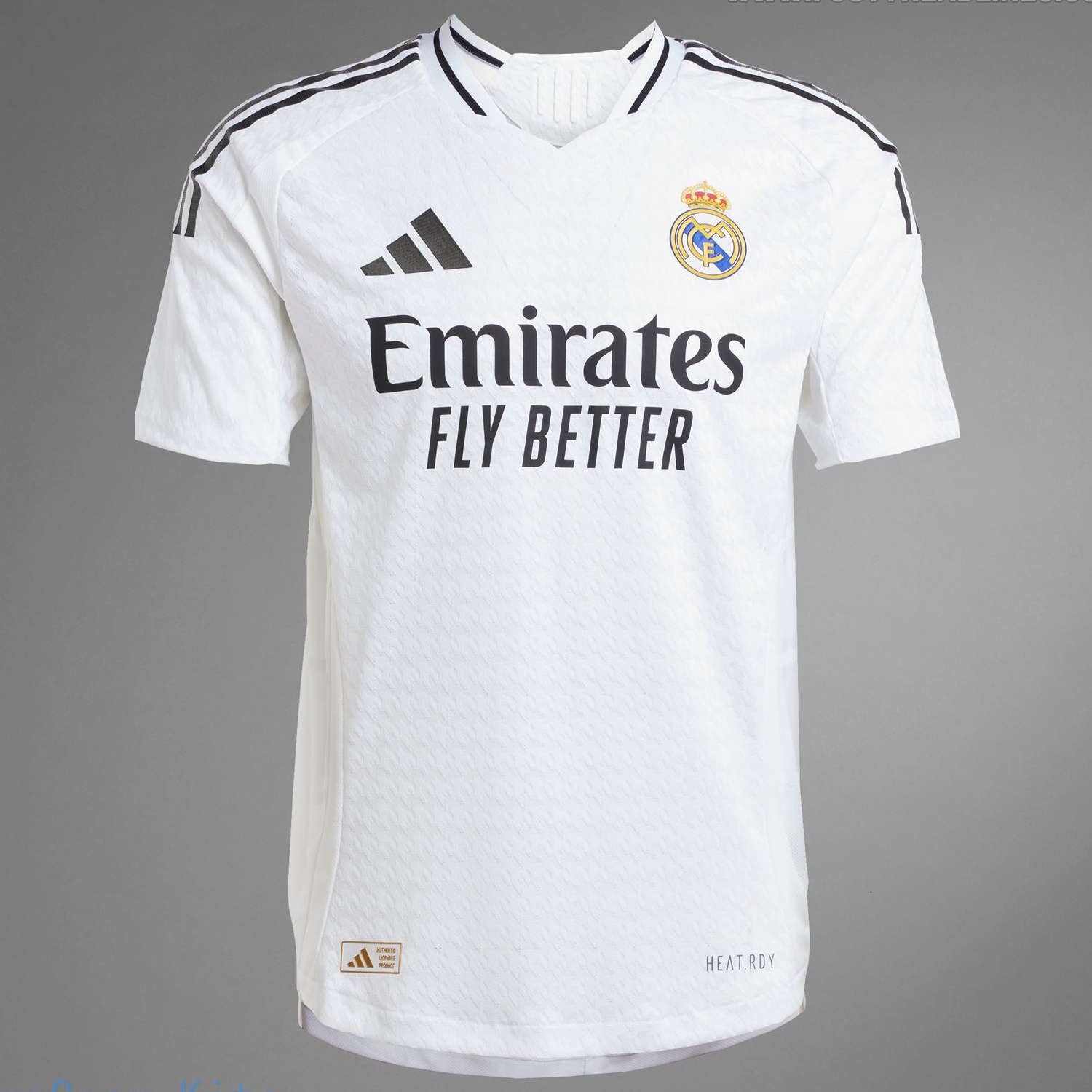 Real Madrid Kit Released 24 25 Home Jersey