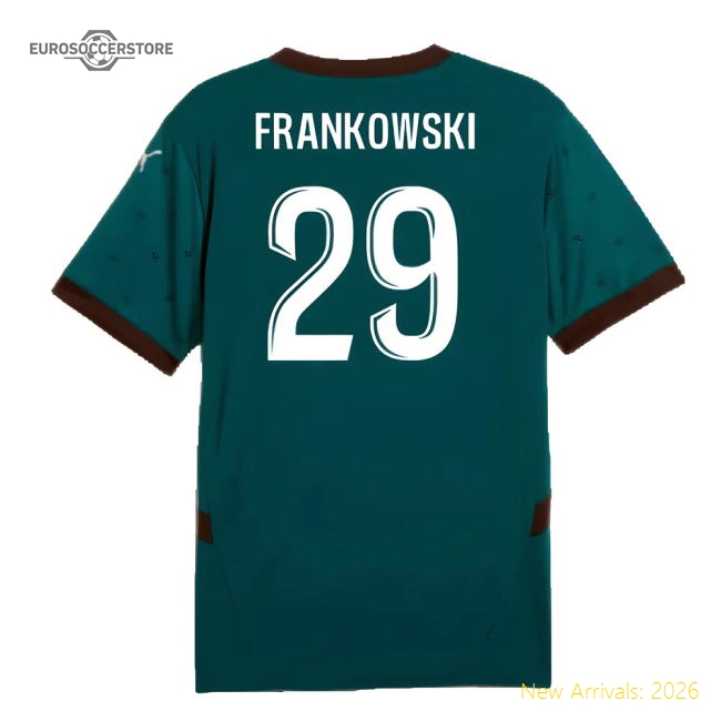 2024-2025 Racing Lens Away Shirt (Frankowski 29)-ly44