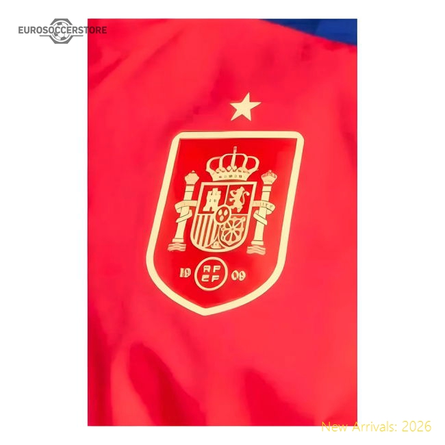 2024-2025 Spain Allweather Jacket (Red)-Football Jersey Hub