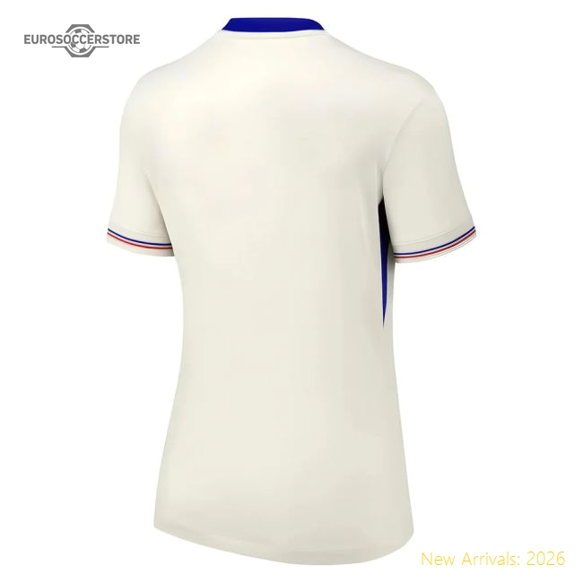 2025-2026 France Womens Team Away Shirt (Ladies)-Football Jersey Hub