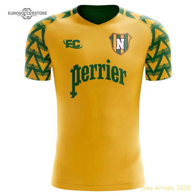 Nantes 2022-2023 Home Concept Football Kit-ly44