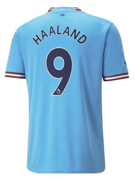 Manchester City 2022-2023 Home - Haaland 9  Jersey