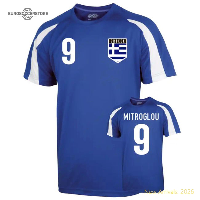 Greece Sports Training Jersey (Mitroglou 9)