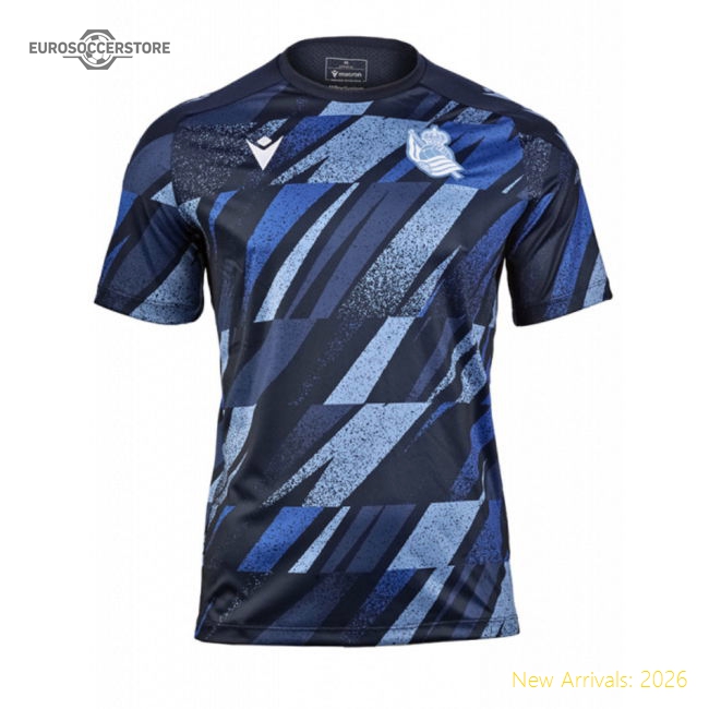 2025-2026 Real Sociedad Pre Match Shirt (Navy)-ly44