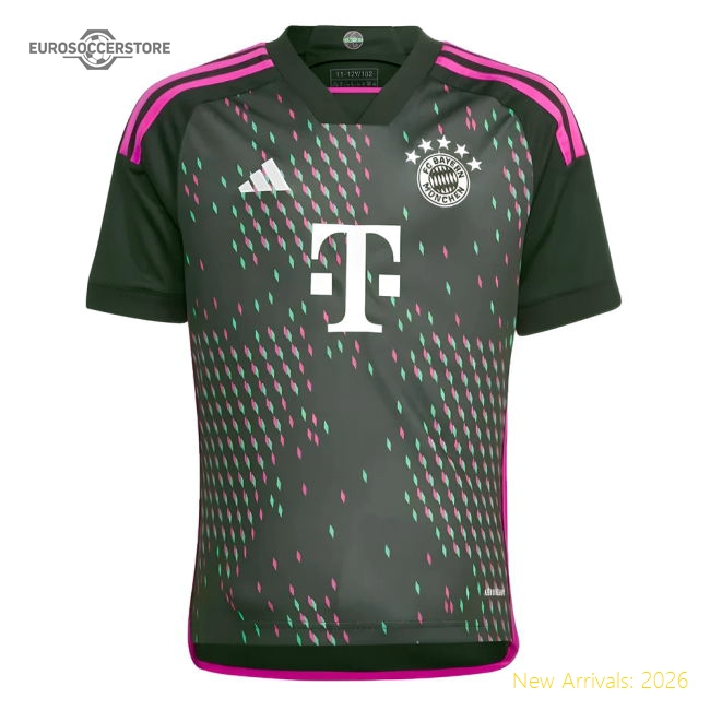 2023-2024 Bayern Munich Away Shirt (Kids) (Kane 9)-BuySoccerJersey Hub