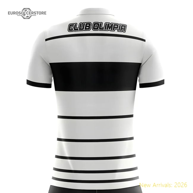 2025-2026 Club Olimpia Home Concept Football Shirt - Womens-BuySoccerJersey Hub