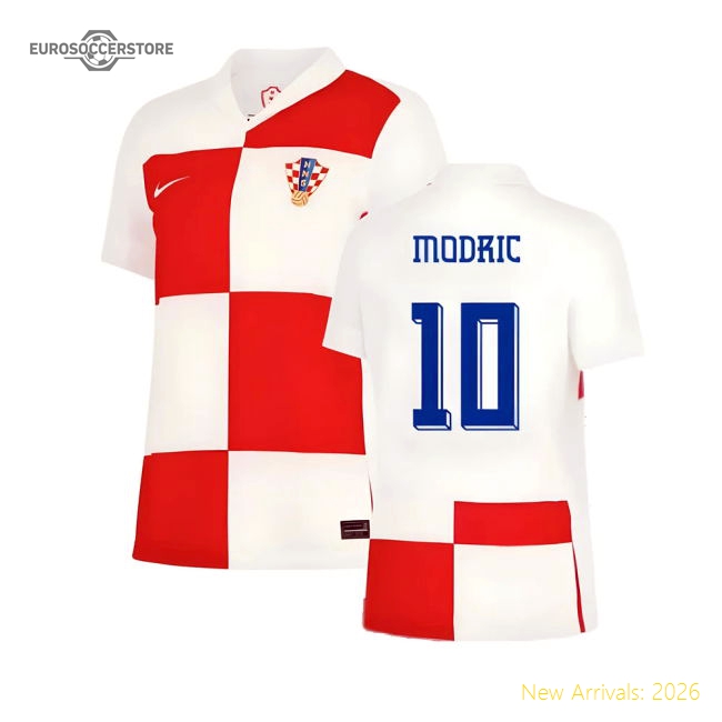 2024-2025 Croatia Home Shirt (Womens) (Modric 10)-ly44