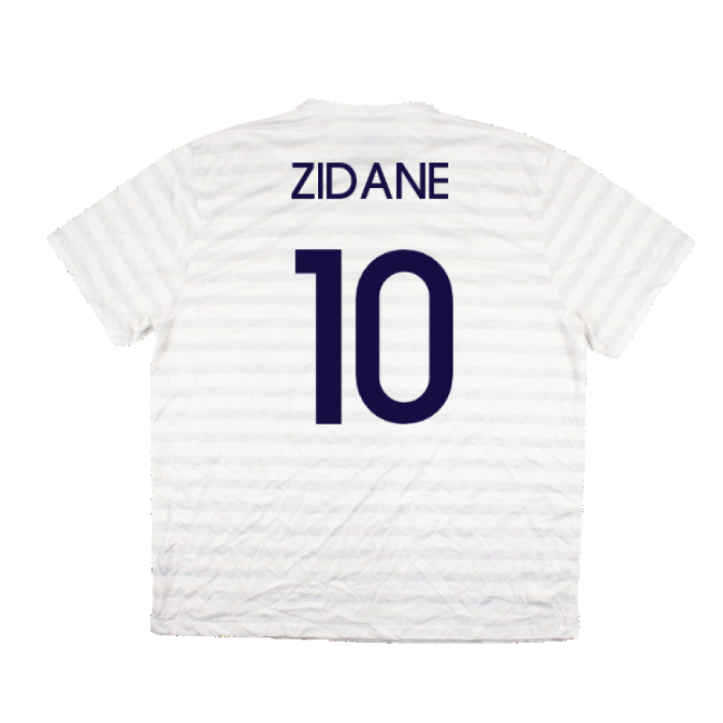 France 2014-15 Away Shirt ((Very Good) XXL) (Zidane 10)-ly44
